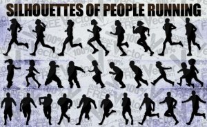 silhouettes-of-running_people